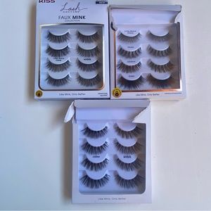 KISS FAUX MINK - set of 12